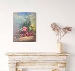 Roméo Aglietti (1878 - ) - Jetée de roses, Antiquités & Art, Art | Peinture | Classique