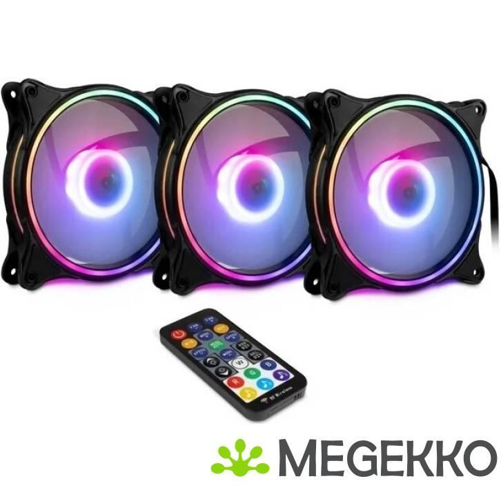 Inter-Tech Argus RS-08 Computer behuizing Ventilator 12 cm, Informatique & Logiciels, Refroidisseurs d'ordinateur, Envoi