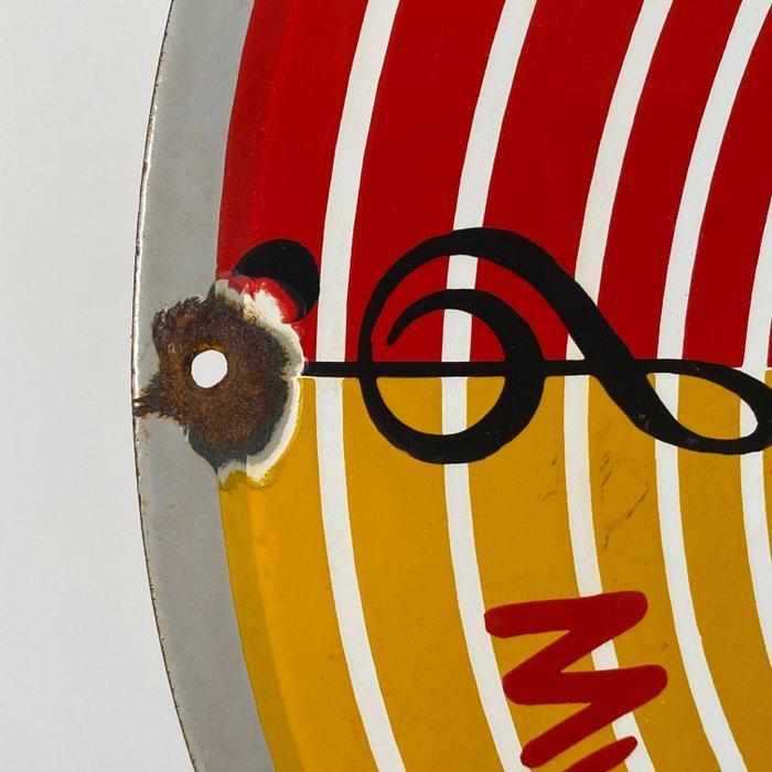 Wurlitzer - Emaille bord - Gemaakt van 2 mm ijzer en emaille, Antiquités & Art, Antiquités | Assiettes décoratives & Carrelages