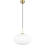 Metalen Gouden LED Hanglamp Trion Ferdi – 1-lichts, E27, 40c, Verzenden, Nieuw