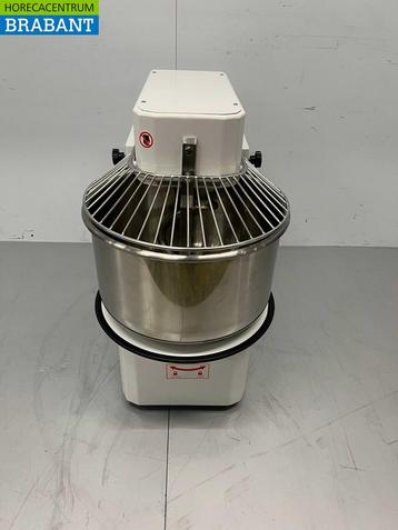 RVS HCB Spiraalkneder deegmenger deegmixer 40 liter 400V, Ophalen of Verzenden