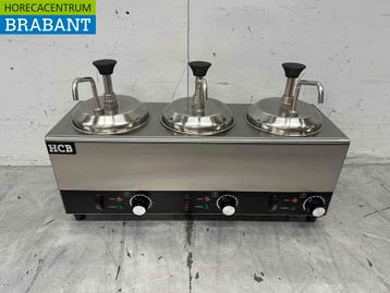 Pompe à sauce chauffante en acier inoxydable Chauffe-sauce 3, Articles professionnels, Verzenden