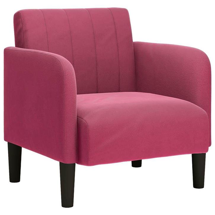 Fauteuil met Armleuning - Wijnrood | Retour Deal, Huis en Inrichting, Fauteuils, 50 tot 75 cm, Minder dan 75 cm, Nieuw, Verzenden