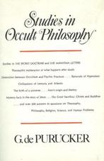 Studies in Occult Philosophy - Gottfried de Purucker - 97809, Boeken, Verzenden, Nieuw