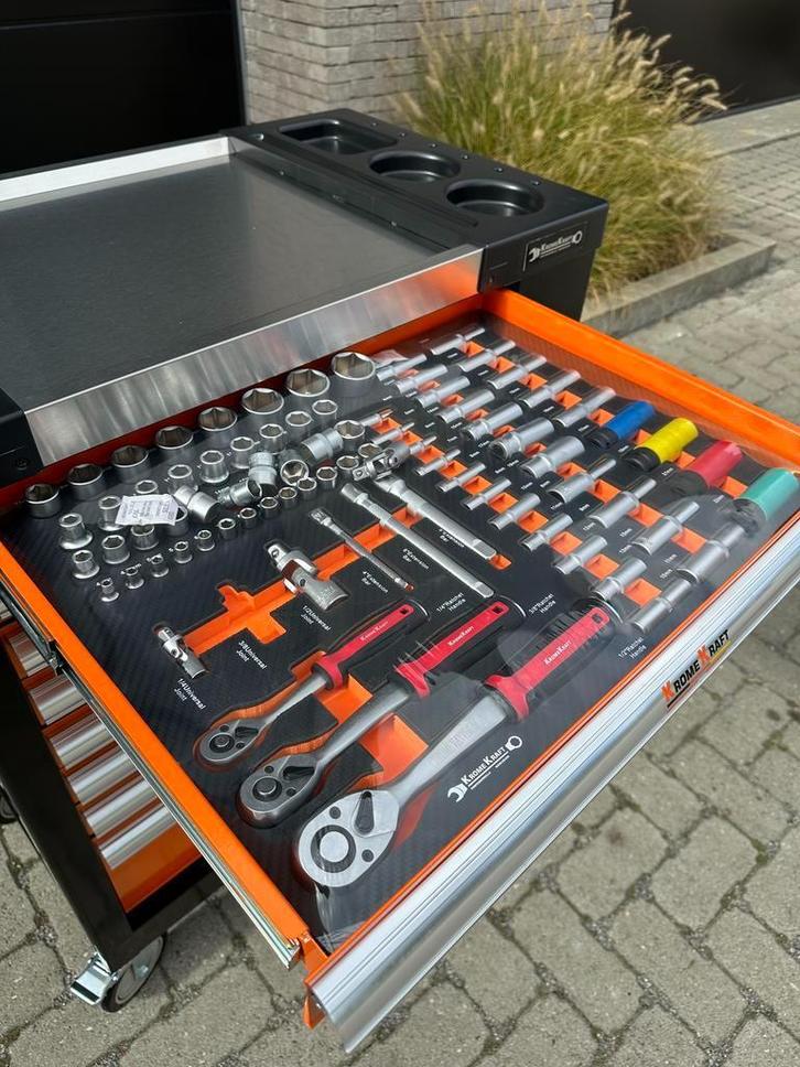 LAATSTE Gereedschapskar 9 laden VOL + GRATIS Momentsleutel, Doe-het-zelf en Bouw, Gereedschapskisten, Nieuw, Gevuld, Ophalen