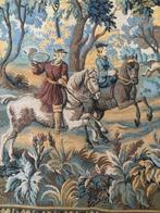 Scène van de jacht te paard - Wandtapijt - 105 cm - 145 cm, Antiek en Kunst