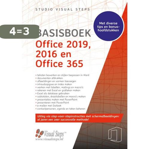 Basisboek Office 2019, 2016 en Office 365 9789059055155, Boeken, Informatica en Computer, Zo goed als nieuw, Verzenden