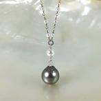 Collier Argent Perle - Perle - Tah. & Akoya Ø3,5-13,5 mm, Nieuw