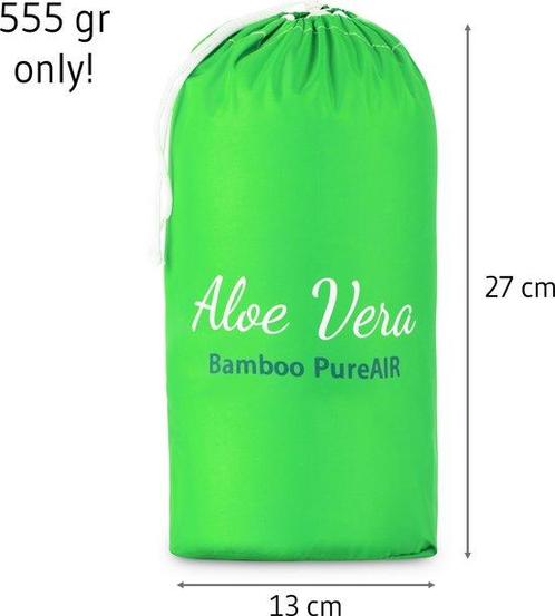 Bamboe Travel Pillow - Pure-air Aloë Vera Reiskussen - sm.., Caravans en Kamperen, Kampeeraccessoires, Nieuw, Verzenden