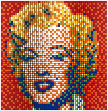 Invader (1969) - Rubik Shot Red Marilyn