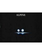 1991 ALPINE A610 TURBO BROCHURE NEDERLANDS, Ophalen of Verzenden, Nieuw