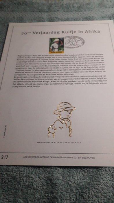 Tintin Kuifje Hergé Moulinsart 70è(ste) Verjaardag Kuifje in, Livres, BD