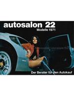 1971 AUTOSALON 22, Boeken, Nieuw