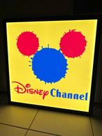 Disney Channel - Lichtbord - Aluminium, buikspieren, Antiquités & Art