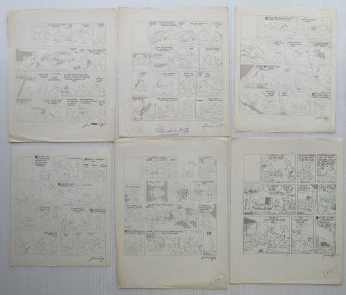 Jerom - 6 x blauwdruk voor Ons Volkske / Junior - 6, Boeken, Stripverhalen