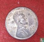 Verenigde Staten 1 cent 1943 (staal bekleed met zink - D), Timbres & Monnaies, Monnaies | Amérique, Verzenden, Losse munt