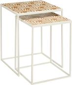 2dekans | Mica Decorations Odile Bijzettafel Set van 2 –, Tuin en Terras, Tuintafels, Ophalen of Verzenden, Nieuw