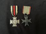 Set van twee WO1-medailles (Hindenburg & Aid to War) -