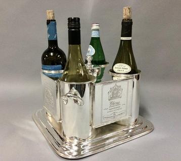 Refroidisseur à vin - pour 4 bouteilles avec compartiment