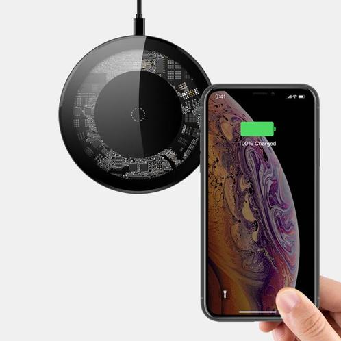 15W Qi Universele Draadloze Oplader Wireless Charging Pad, Telecommunicatie, Mobiele telefoons | Batterijen en Accu's, Nieuw, Verzenden