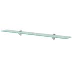 vidaXL Zwevende plank 80x20 cm 8 mm glas, Verzenden, Nieuw
