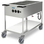 Bain-Marie Wagen | Elektrisch | 3x 1/1 GN |  90°C | 2.1kW, Zakelijke goederen, Verzenden, Nieuw in verpakking