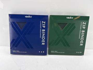 Veiling - VaultX Zip Binder – 12-Pocket (Exo-Tec) – Blau beschikbaar voor biedingen