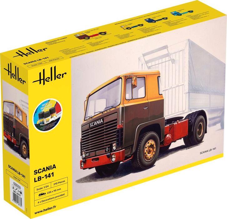 Heller 56773 STARTER KIT Truck LB-141 Bouwpakket Schaal 1:24, Hobby en Vrije tijd, Modelbouw | Auto's en Voertuigen, Overige typen