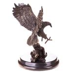 Figure - Bronze Adler Statue Königsadler Eagle Skulptur, Antiek en Kunst