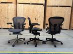 Herman Miller Aeron Remastered Onyx/Graphite/Polished, Huis en Inrichting, Bureaustoelen, Verzenden, Zwart, Zo goed als nieuw