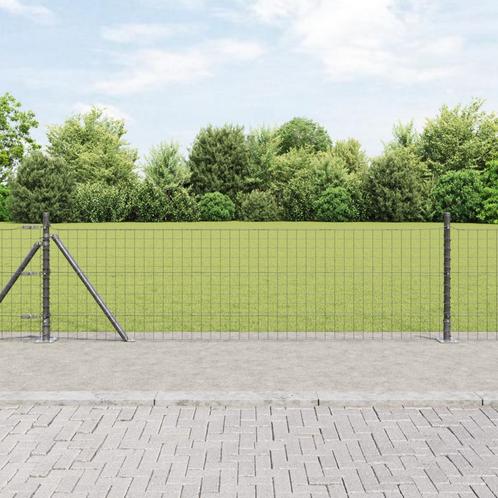vidaXL Hekpalen met Basisplaten - 26 stuks Ø32mm, 50cm,, Tuin en Terras, Palen, Balken en Planken, Nieuw, Verzenden