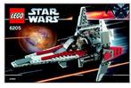 Lego Set - 6205 - Star Wars - V-wing Fighter - SHIPPING 10, Nieuw
