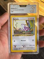 Wizards of The Coast - 1 Card - Carte Pokémon Rattata Ed1, Hobby en Vrije tijd, Verzamelkaartspellen | Pokémon, Nieuw