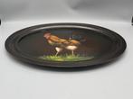 Authentiek Dienblad – Handbeschilderde haan - Dienblad -
