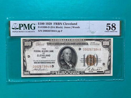 Verenigde Staten van Amerika. - 100 Dollars 1929 - Fr 1890, Postzegels en Munten, Munten | Nederland
