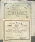 Verzameling van obligaties of aandelen - Companhia de, Antiquités & Art