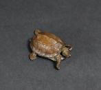 Figuur - Realistisch koper schildpad miniatuurbeeld - Japan, Antiek en Kunst