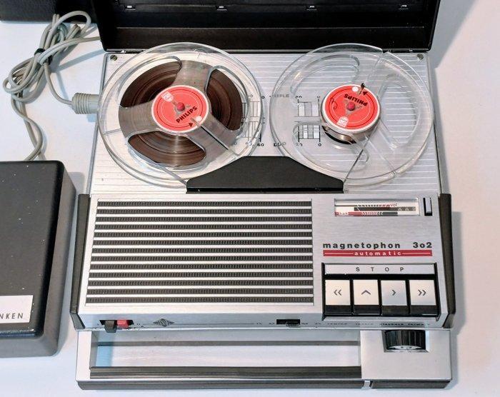 Telefunken - magnetophon 302 Reel-to-reel audio, Audio, Tv en Foto, Radio's