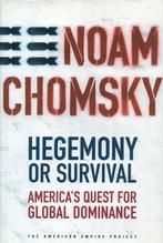 Hegemony or survival - Noam Chomsky - 9780805074000 - Hardco, Boeken, Verzenden, Nieuw