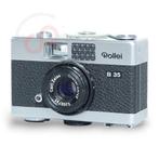Rollei B35 + Carl Zeiss Triotar 40mm 3.5 nr. 1216, Audio, Tv en Foto, Fotocamera's Analoog, Ophalen of Verzenden, Zo goed als nieuw