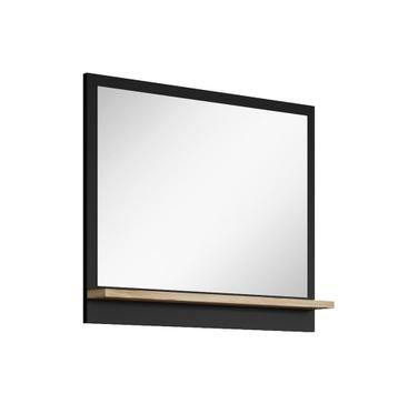 Badplaats Spiegel Adam 60 cm - Zwart met Eiken beschikbaar voor biedingen