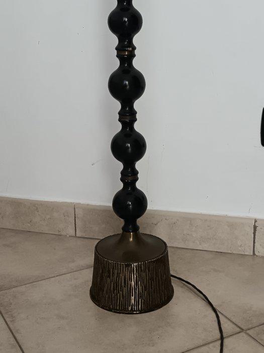 Lamp - Hout, Messing - Midden in de jaren vijftig, Maison & Meubles, Maison & Meubles | Autre