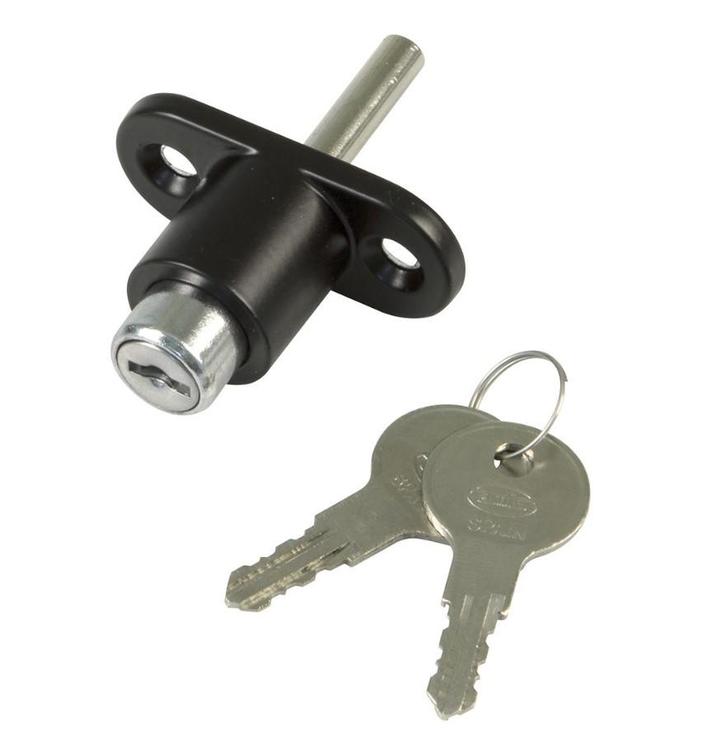 AMIG cilinder drukslot zwart, Doe-het-zelf en Bouw, Hang- en Sluitwerk, Klink of Kruk, Nieuw, Overige materialen