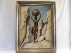 Josef Fleischer (1902-1985) - Junge afrikanische, Antiek en Kunst, Kunst | Schilderijen | Klassiek