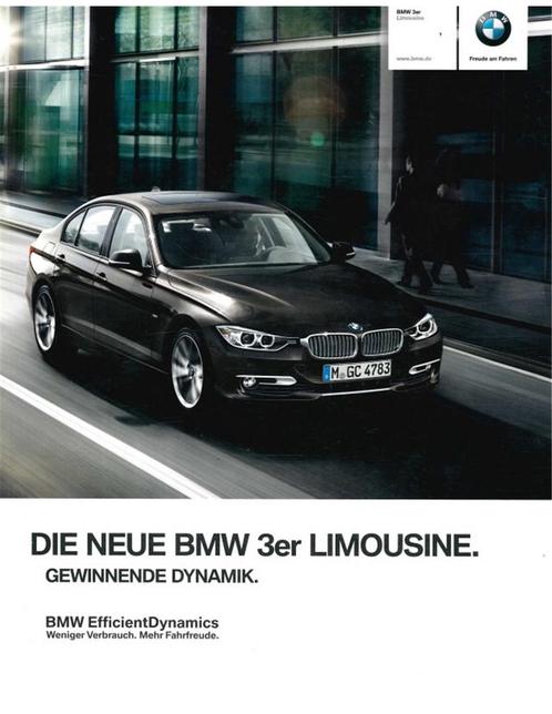2011 BMW 3 SERIE SEDAN BROCHURE DUITS, Boeken, Auto's | Folders en Tijdschriften