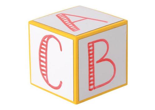 Eduplay Uitwisbare dobbelsteen, Kinderen en Baby's, Speelgoed | Overig, Jongen of Meisje, Nieuw, Ophalen of Verzenden