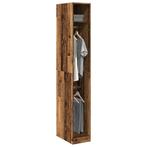 vidaXL Kledingkast 30x50x200 cm bewerkt hout oud hout, Huis en Inrichting, Verzenden, Nieuw