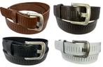 100% Leren kwaliteits gleuf riem 4cm breed, Verzenden, Nieuw