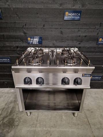Tecnoinox fornuis 4-pits | zware branders | gas beschikbaar voor biedingen