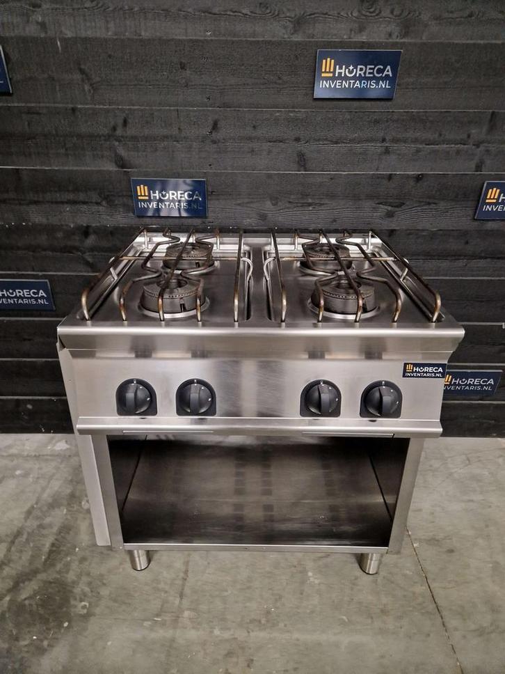 Tecnoinox fornuis 4-pits | zware branders | gas, Zakelijke goederen, Horeca | Keukenapparatuur, Gebruikt